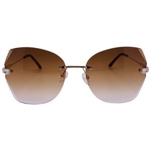 6147BR: Brown Ladies Sunglasses